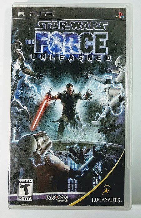 Star Wars Force Unleashed Original - PSP - Sebo dos Games - Games ...