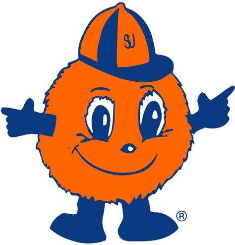 Syracuse Orange Mascot Logo | Syracuse orange, Orange logo, Mascot