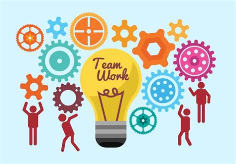 Team Work Illustration Vectors - Download Free Vector Art, Stock ...