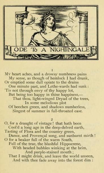 Archival Sources for ENGD18: John Keats - Ode to a Nightingale