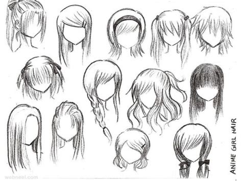 Draw Anime Girl Hair 21