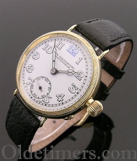 An 18ct gold round vintage Goldsmiths watch, 1939 | Omega watch vintage, Vintage watches, Watches