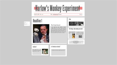 Harlow's Monkey Experiment by on Prezi