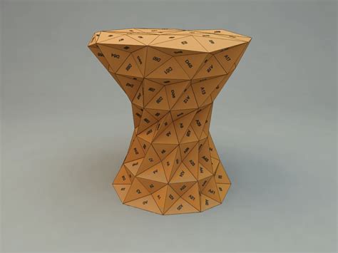 Triangles stool on Industrial Design Served | Stool, Parametric design ...