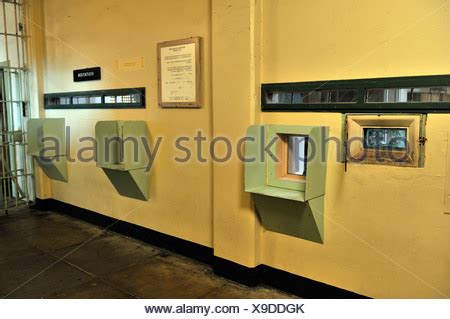 Intercom facility for prisoners and their visitors in prison Stock Photo - Alamy