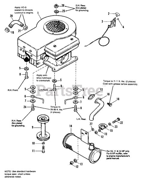 Simplicity 4212 G (1691251) - Simplicity 36" Lawn Tractor, 12hp Engine Group Parts Lookup with ...