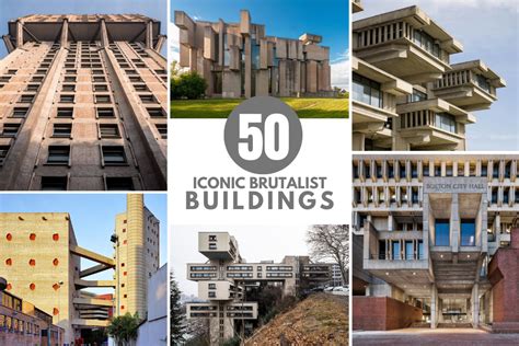 Brutalist Architecture and its 50 iconic heroes