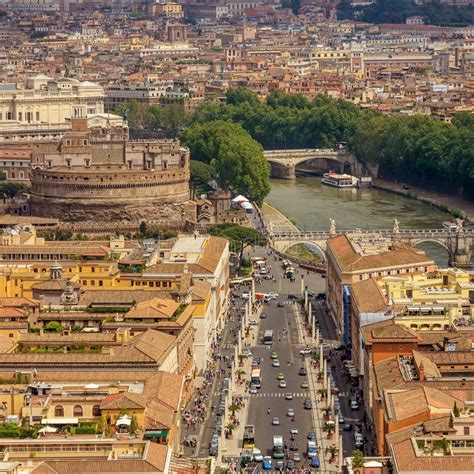 Aerial View Of City Rome Royalty Free Stock Photo - Image: 36326325