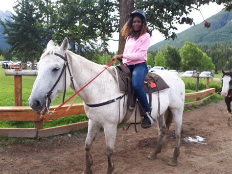 Banff Trail Riders - My First Time Horseback Riding