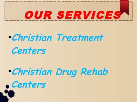 Christian Drug Rehab Center