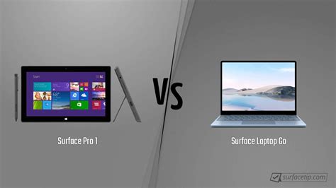 Surface Pro 1 vs. Surface Laptop Go - Detailed Specs Comparison