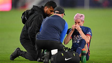 Megan Rapinoe leaves final game of career after non-contact injury less ...