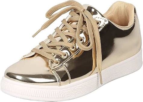 Amazon.com: gold tennis shoes for women