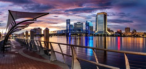 Tonight’s Amazing Sunset 🌇 From the southbank Riverwalk : r/jacksonville