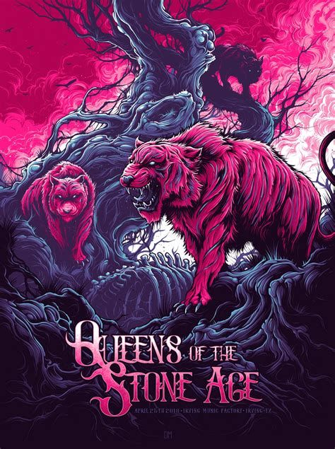 QOTSA_dan_mumford.jpg | Dan mumford, Gig posters, Music poster