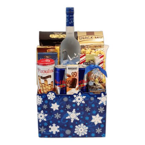 Grey Goose Christmas Basket - Champagne Life Gift Baskets | Vodka gift ...