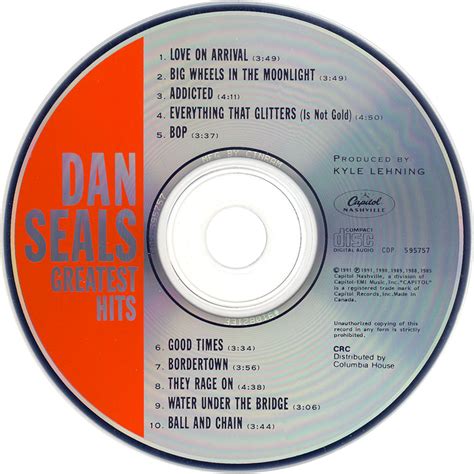 Car tula Cd de Dan Seals - Greatest Hits - Portada