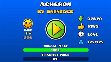 If Acheron Was a 5 Star Level - Geometry Dash 2.11 - YouTube