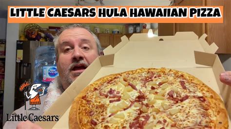 Little Caesars Hawaiian Pizza Review | Hula Hawaiian 🌺 - YouTube