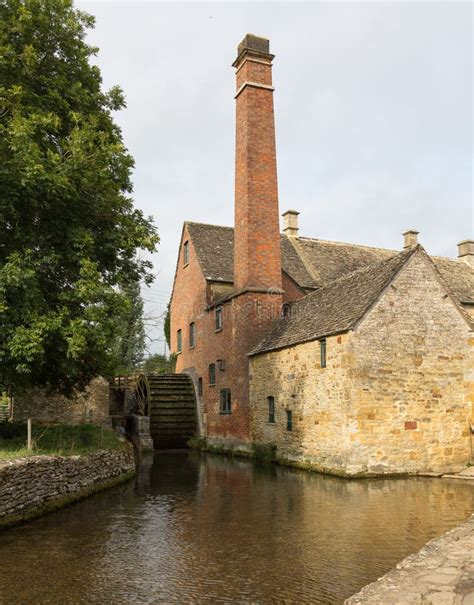 Old Mill in Cotswold District of England Stock Photo - Image of houses ...