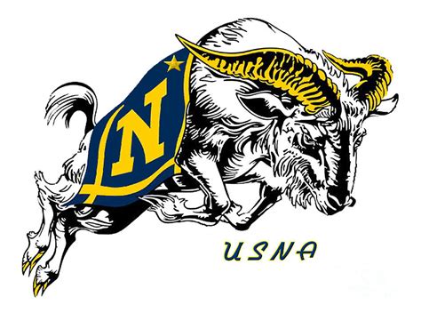 Rampaging Navy Goat Digital Art by Nikki Sandler