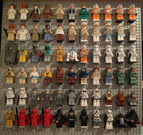 My Lego Star Wars Original Trilogy minifigure collection [x-post from r ...