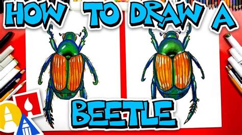 Insects Archives - Art For Kids Hub | Art for kids hub, Beetle drawing ...