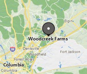 Woodcreek Farms [Columbia nbhd], South Carolina area map & More