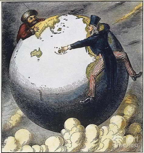 Imperialism Cartoon, 1876 Poster by Granger