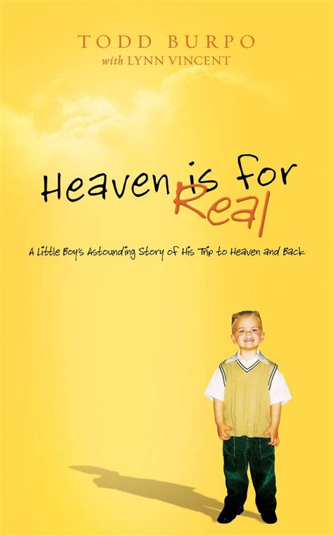 Heaven is for Real Book by Todd Burpo ~ Bonus: Jesus Pic Included – Art ...