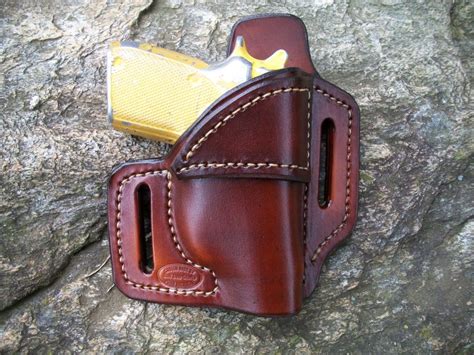 rt/brn/OWB/ Beretta Tomcat holster - Jackson LeatherWork, LLC