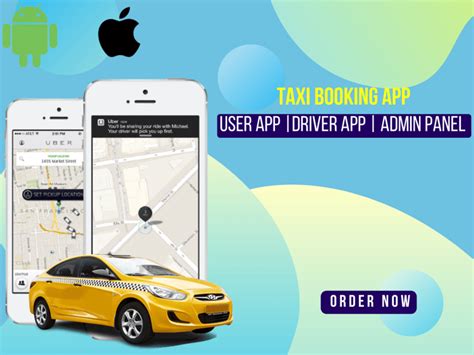 Uber app, taxi booking app, lyft app, ola app for android and ios | Upwork