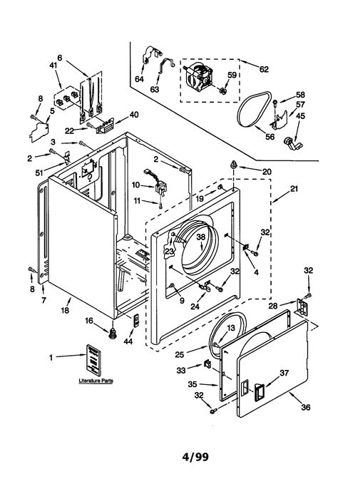 Kenmore Electric Dryer Parts Diagram