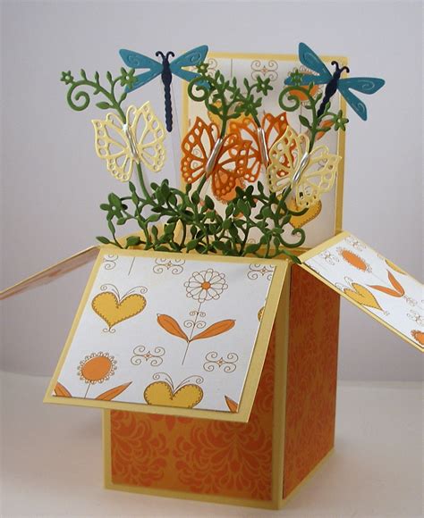 CottageCutz: Butterfly Pop-Up Box Card