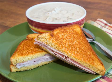 Grilled Ham and Cheese Sandwich - Martin's Famous Potato Rolls and Bread