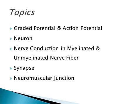 PHSL Graded Potential & Action Potential Neuron Nerve Conduction in ...