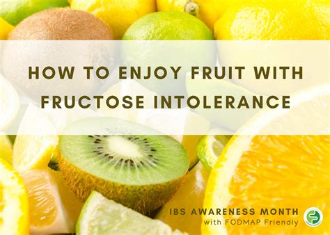 How to enjoy fruit with fructose intolerance | FODMAP Friendly ...