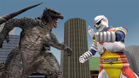 Godzilla vs Jet-Jaguar (SFM) - YouTube