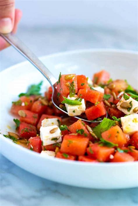 Easy Watermelon Feta Salad Recipe