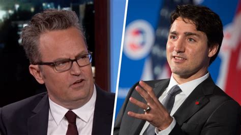 Justin Trudeau challenges Matthew Perry to 'rematch'