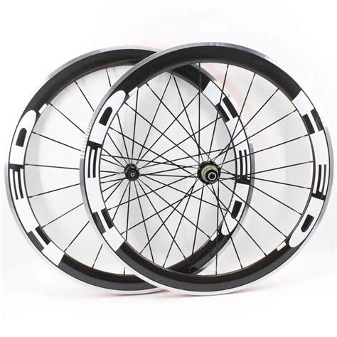 Brand New 700C 50mm Road bike wheelset carbon clincher bicycle rims ...