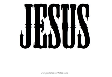 Jesus Name Tattoo Designs | Jesus tattoo, Name tattoo designs, Names of ...