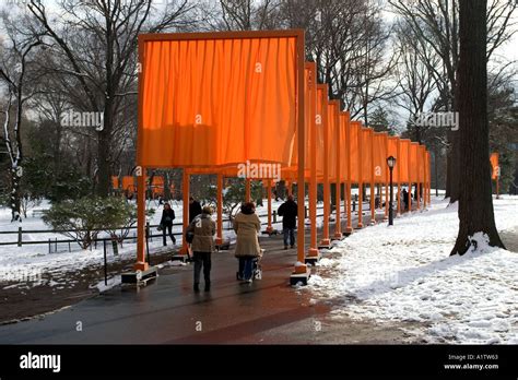 The Gates Central Park New York Stock Photo - Alamy