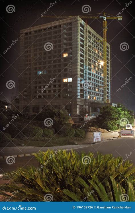 Modern Skyscraper Construction in India Stock Photo - Image of ...