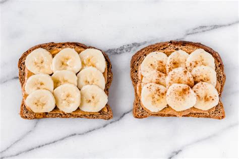 Banana Toast with Peanut Butter, Honey & Cinnamon - Delicious Little Bites