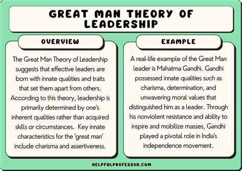 Great Man Theory of Leadership: Examples, Pros and Cons (2024)
