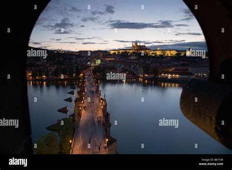 Charles bridge prague Stock Photo - Alamy