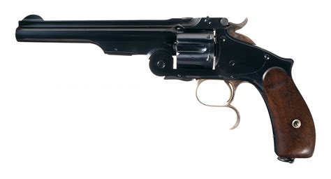 Rare Smith & Wesson Model 3, Third Model Russian Single Action Revolver with Detachable Stock