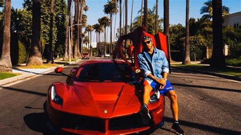 "Lewis Hamilton showing off his gorgeous $1.2 million Ferrari LaFerrari ...