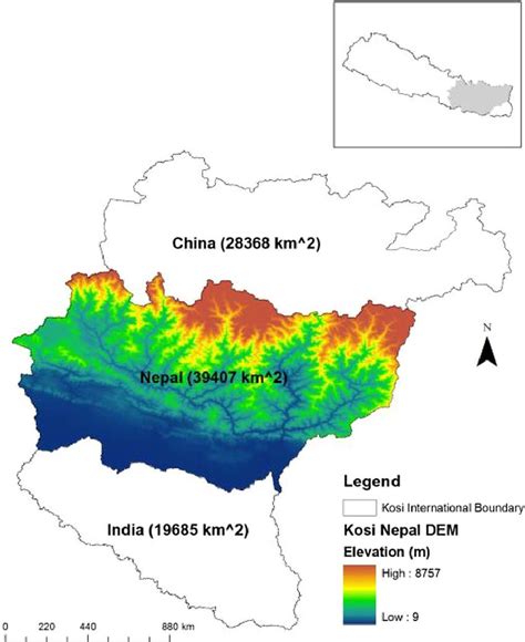 The Koshi river basin. | Download Scientific Diagram